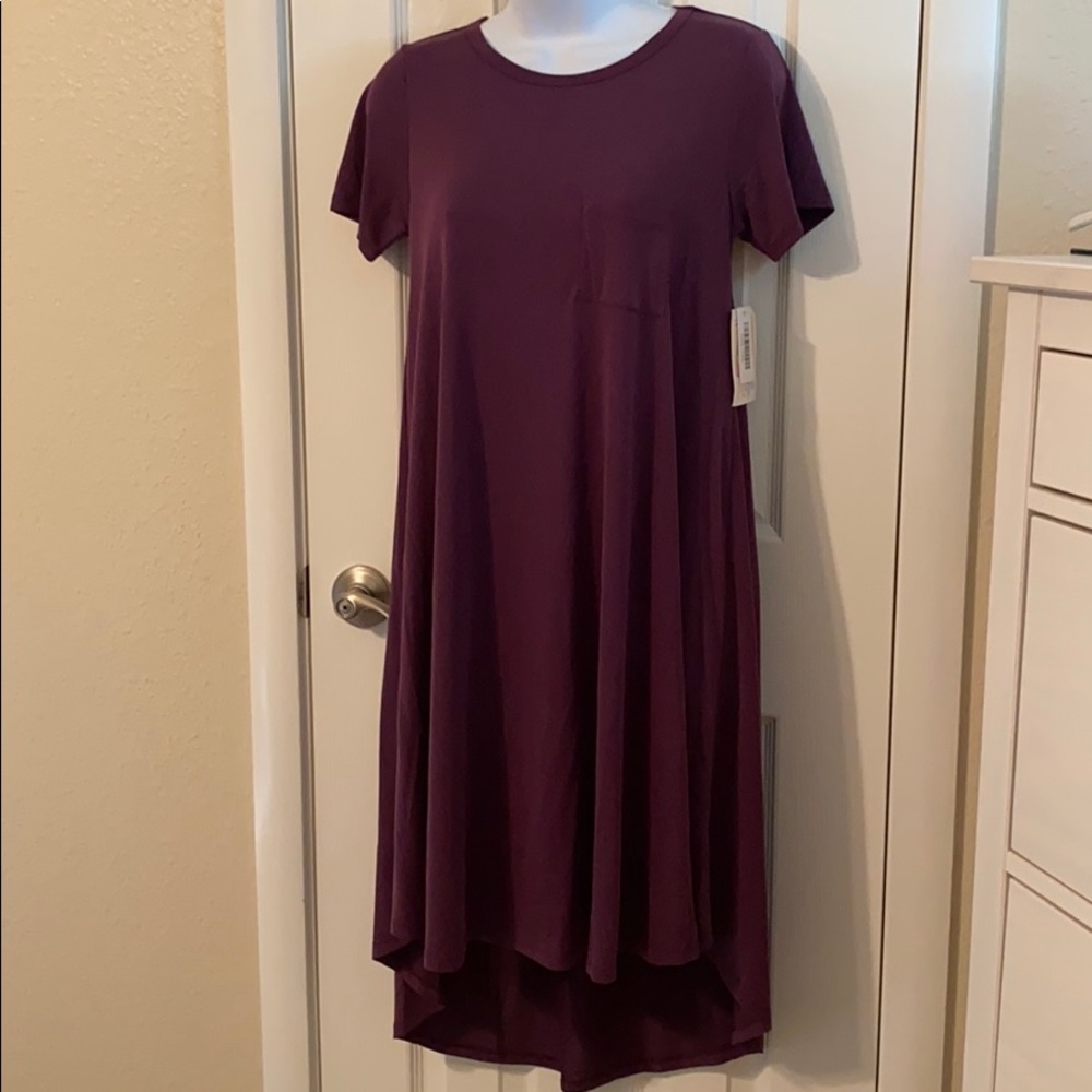 NWT Eggplant Purple LuLaRoe Carly
